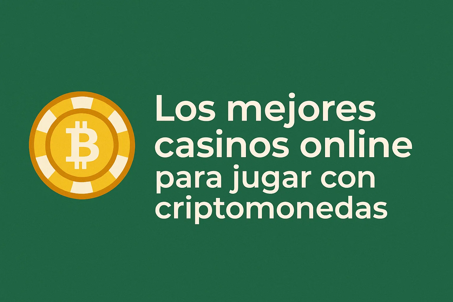 Los mejores casinos online para jugar con criptomonedas